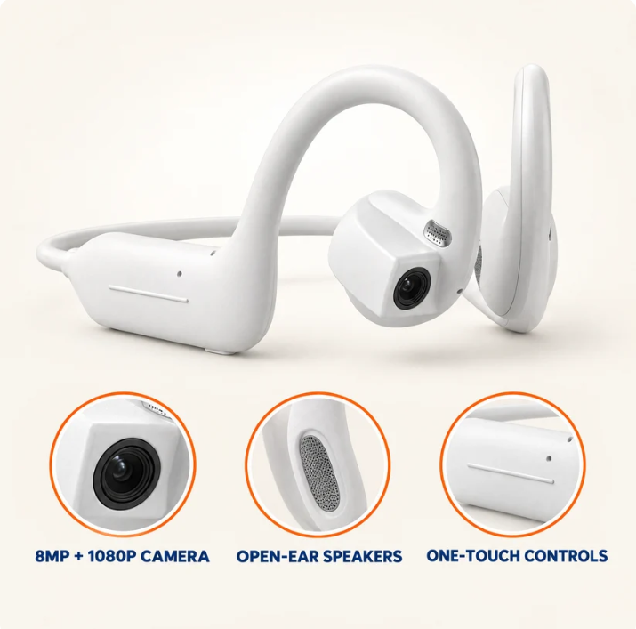 VeloVue camera headphones